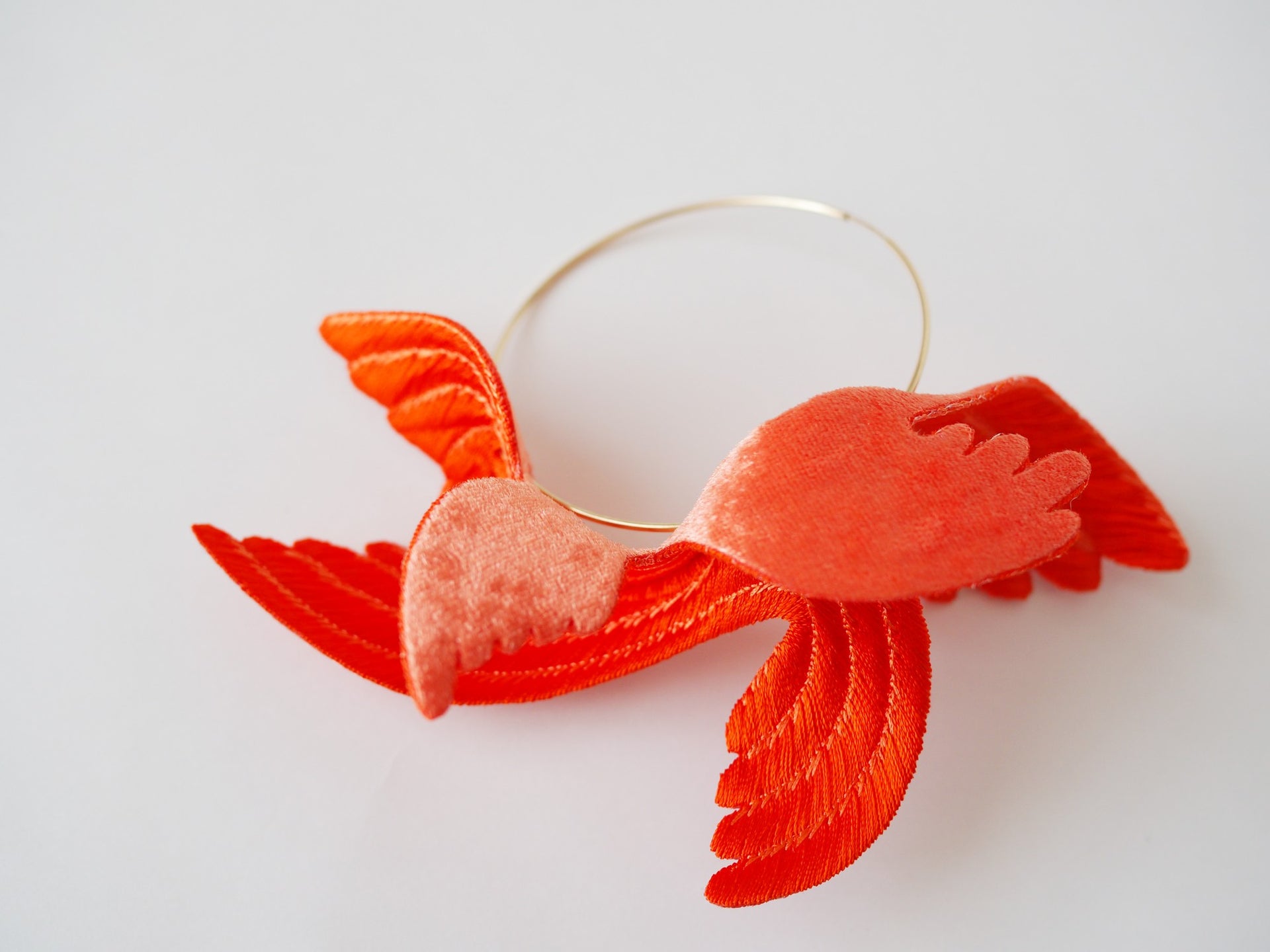 JOY "BIG BIRD" / EARRING / ORANGE