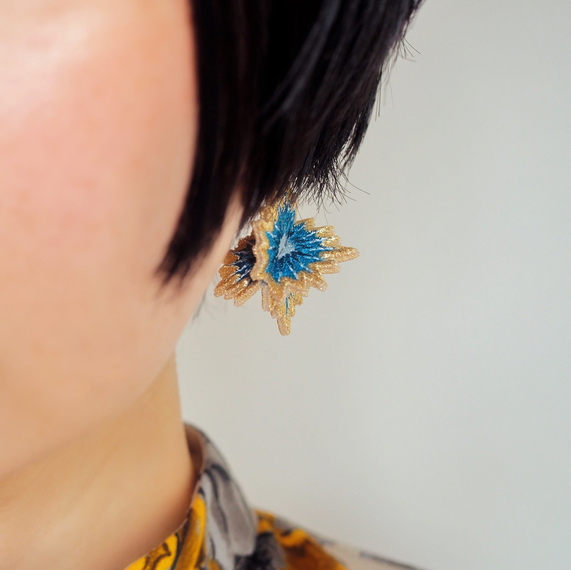 SPUTNIK / EARRINGS / TURQUOISE