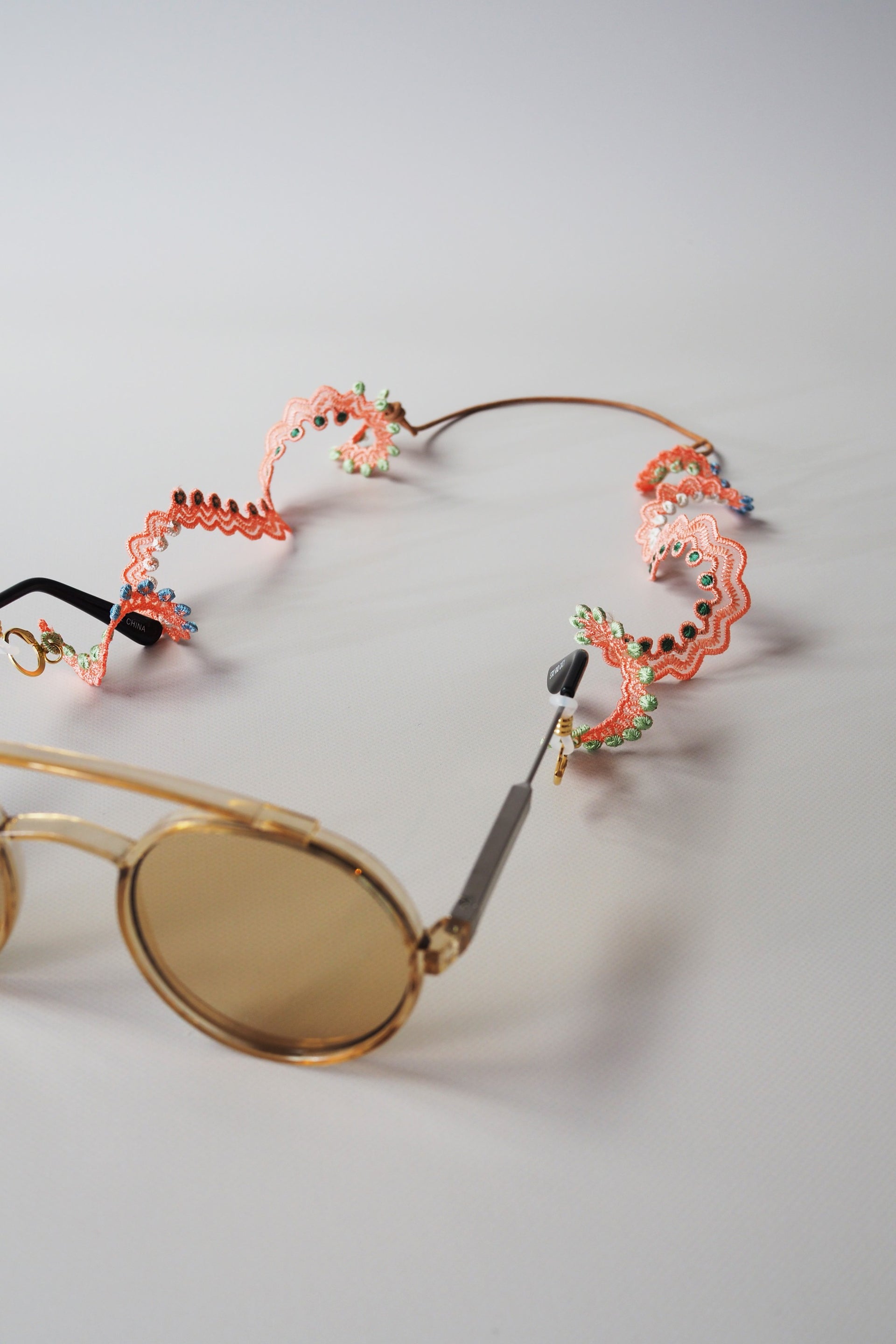 WHORLS / MASK STRAP / GLASSES CODE / PINK