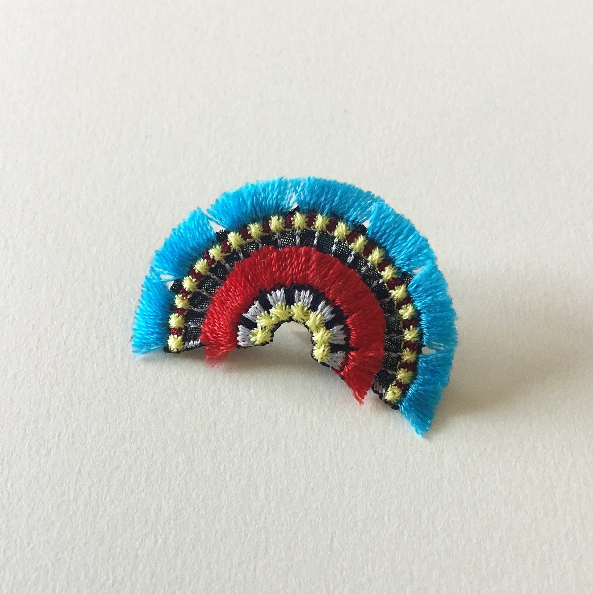 BLOOM / EARRING EAR-CLIP / TURQUOISE