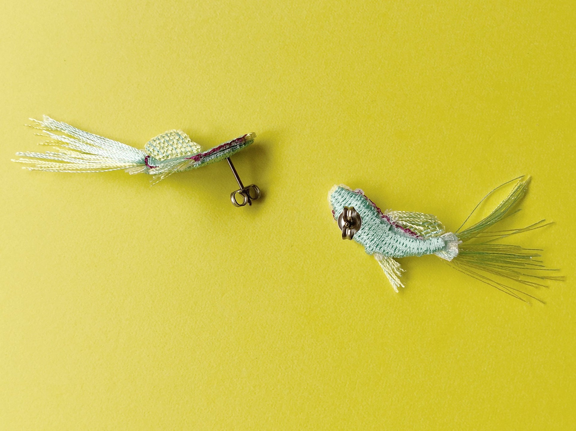 TROPICAL FISH / EARRINGS / MINT