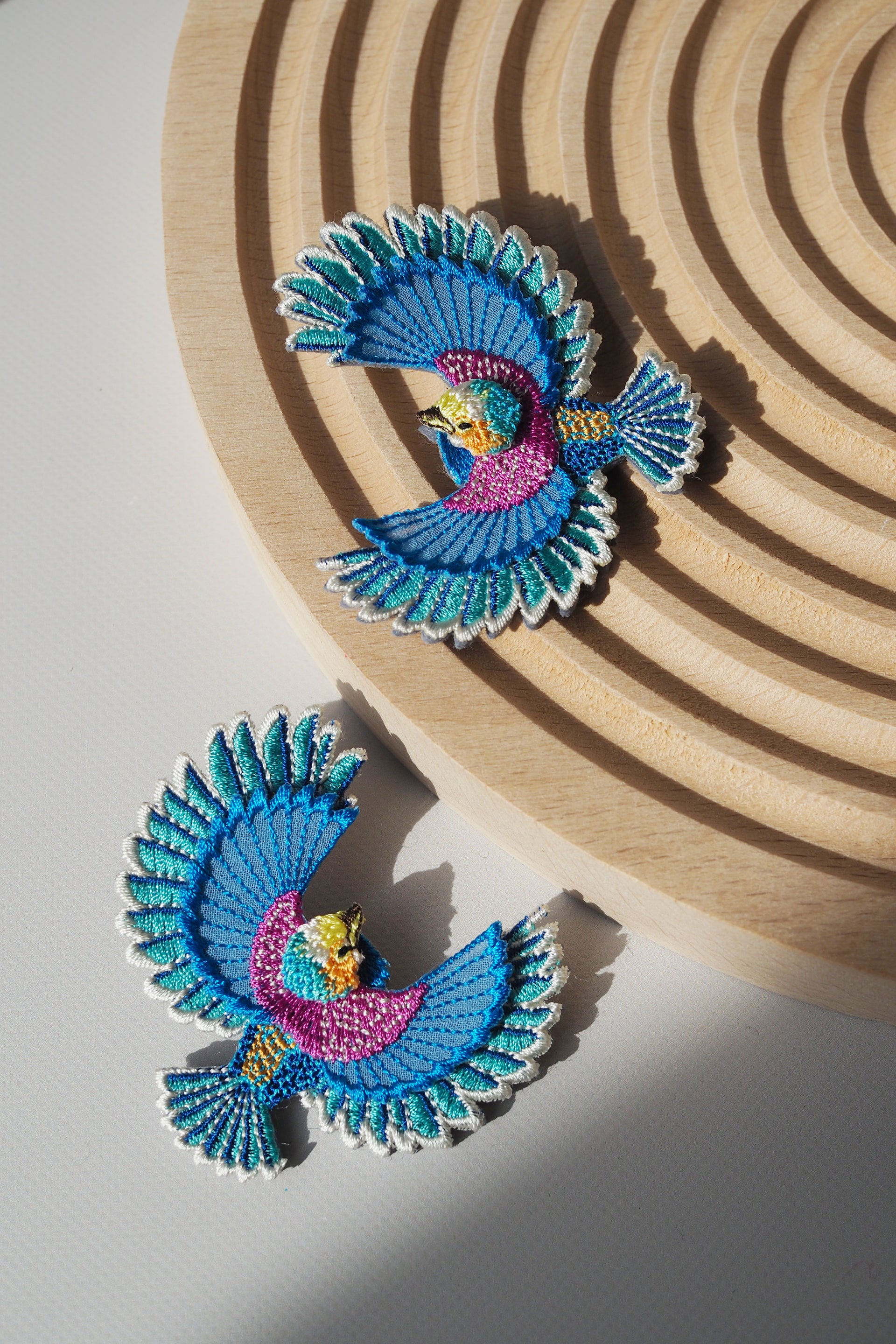 BIRD / EARRINGS / BLUE