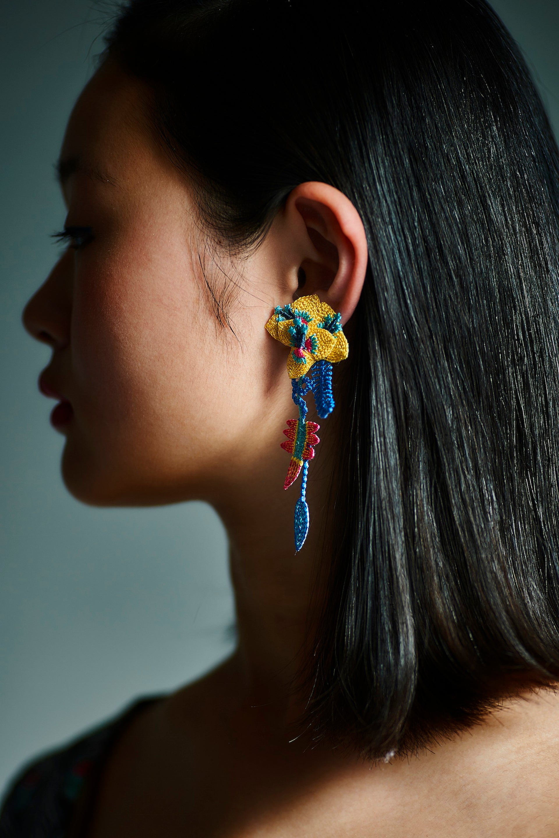 GARDEN / EARRINGS / YELLOW