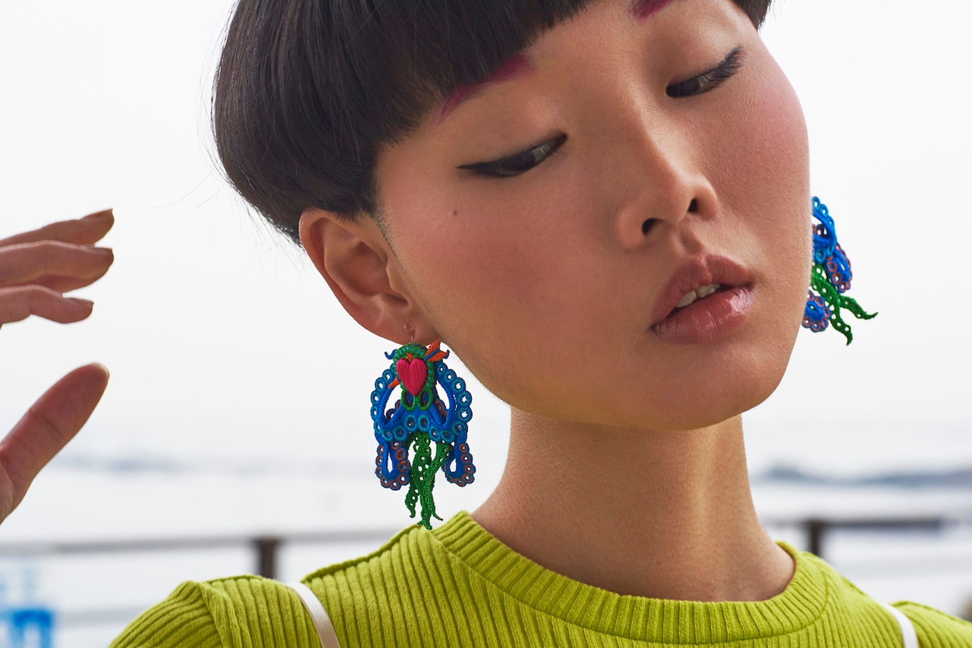 OCTOPUS / EARRING /  BLUE