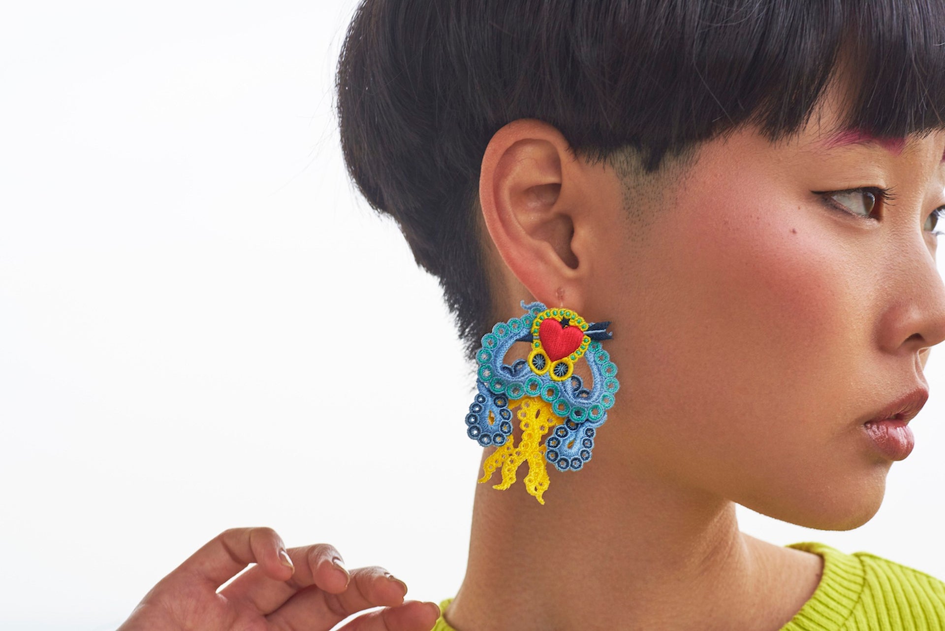 OCTOPUS / EARRING / YELLOW